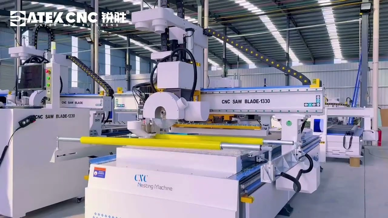 4x9ft Linear ATC CNC Wood Router for Plate Machining and Fast Cutting