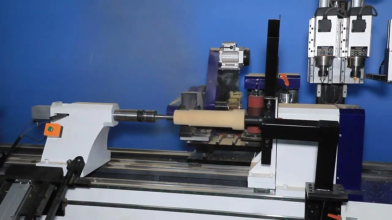 2026 Best Multi-Function 8-in-1 CNC Wood Lathe for Sale