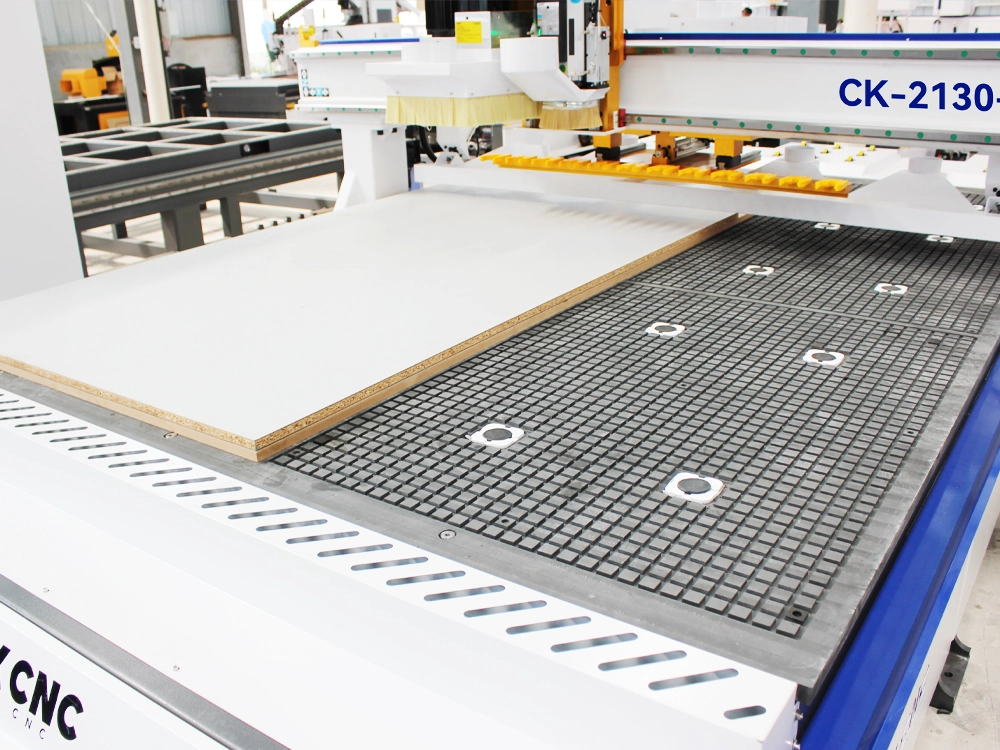  7×10ft Linear ATC CNC Router with 9+8 Drilling Unit