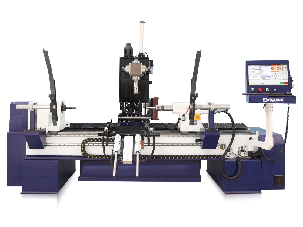 Most Powerful  5-Axis 7-in-1 Multifunctional CNC Wood Lathe